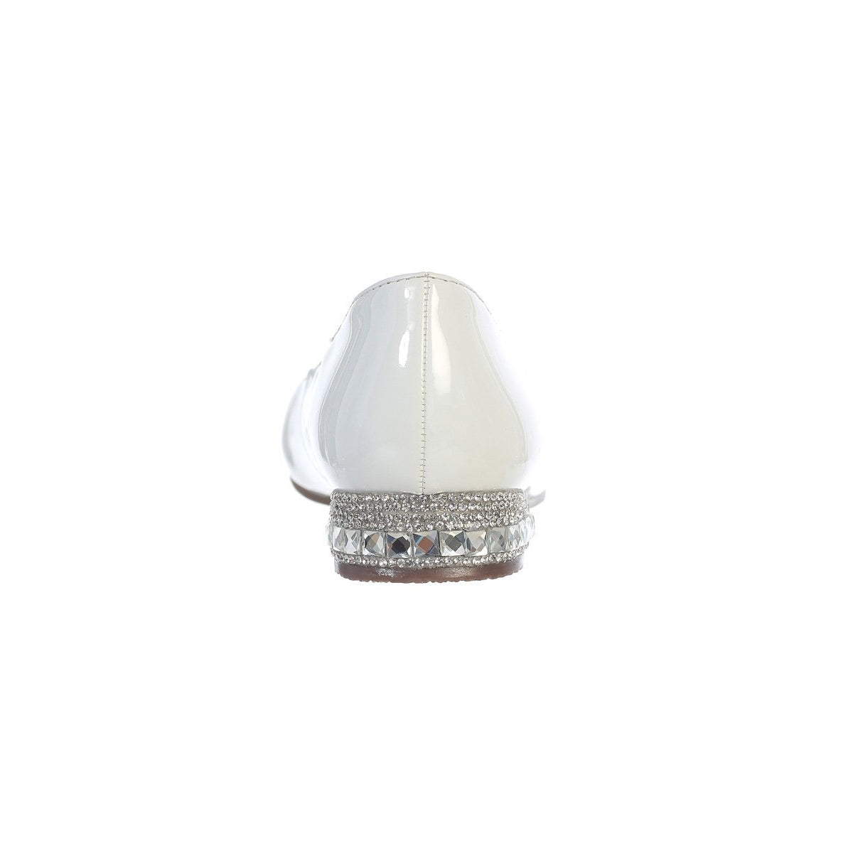 White Crystal Heel Shoe